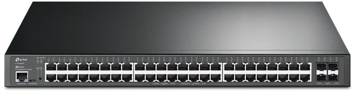 Комутатор TP-LINK SG3452XP 48xGE (48xPoE), 4xSFP+, 500Вт, Керований L2