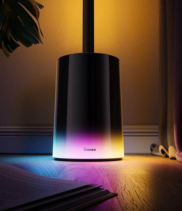 Торшер розумний Govee H607C Floor Lamp 2, 1725Lm, RGBICWW, WI-FI/Bluetooth, чорний