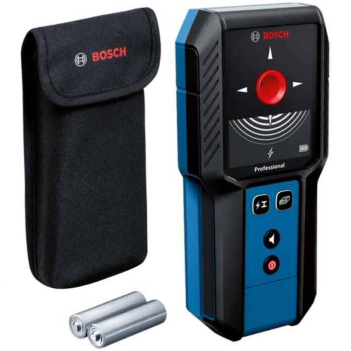 Детектор акумуляторний Bosch GMS 120-27 Professional, до 120мм, 2ААх1.5В, IP54, чохол, 0.24кг