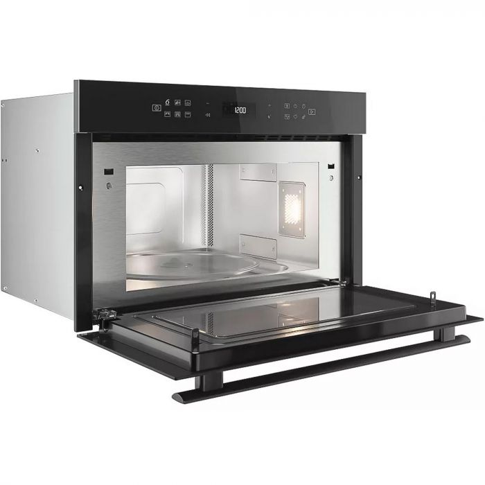 Мікрохвильова піч Whirlpool вбудована, 31л, електронне упр., 1000Вт, гриль, дисплей, чорний