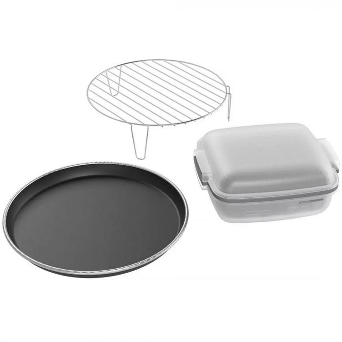 Мікрохвильова піч Whirlpool вбудована, 31л, електронне упр., 1000Вт, гриль, дисплей, чорний