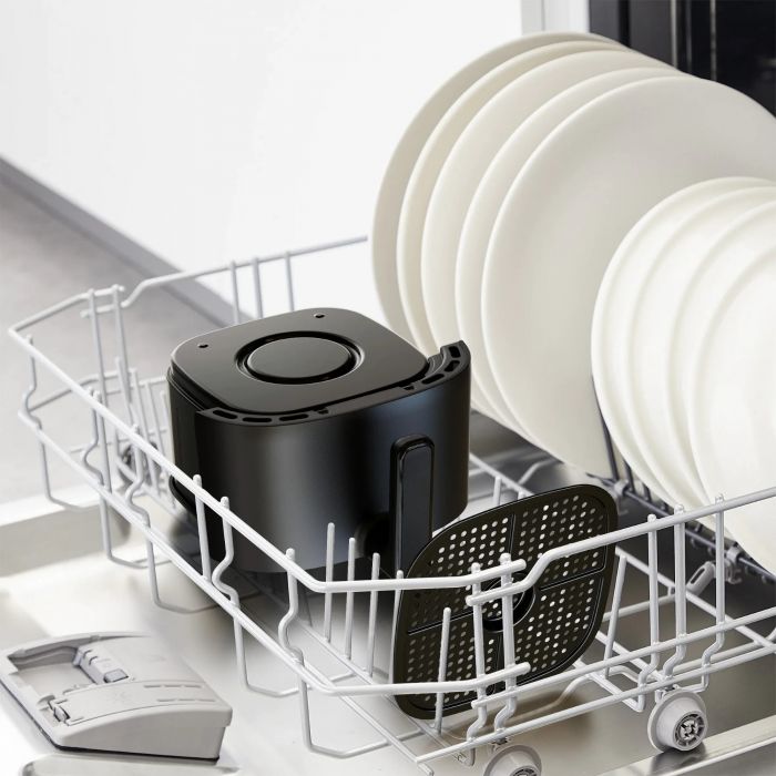 Мультипіч Tefal EasyFry Compact, 1300Вт, чаша-3л, сенсорне керув., пластик, чорний