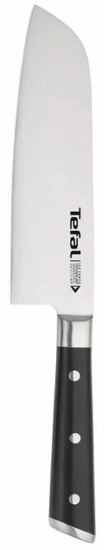 Набір ножів Tefal Ice Force, 2шт, нержавіюча сталь, пластик, чорний