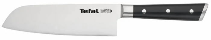 Набір ножів Tefal Ice Force, 2шт, нержавіюча сталь, пластик, чорний