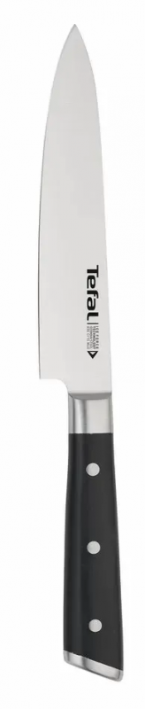 Набір ножів Tefal Ice Force, 2шт, нержавіюча сталь, пластик, чорний