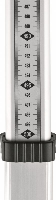 Рейка вимірювальна телескопічна Bosch GR 500 алюмінієва для оптичних нівелірів 125-500см 5 секцій