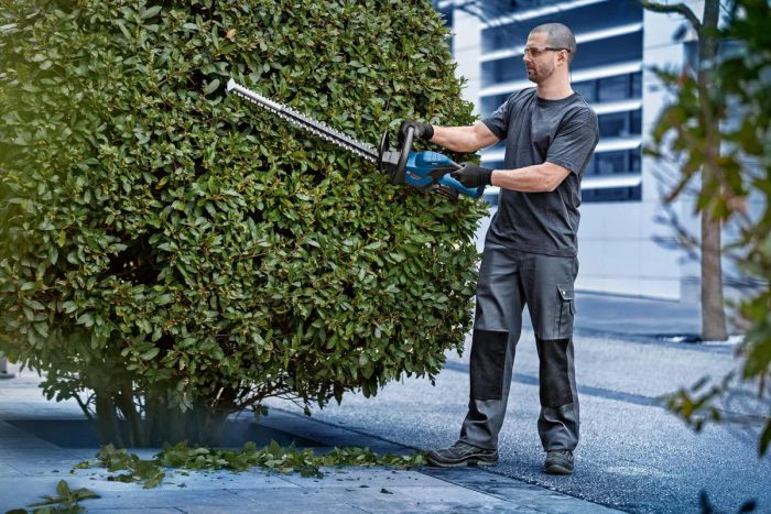 Кущоріз акумуляторний Bosch GHE 18V-60 18В 60мм крок різу 23мм 2.3кг без АКБ та ЗП