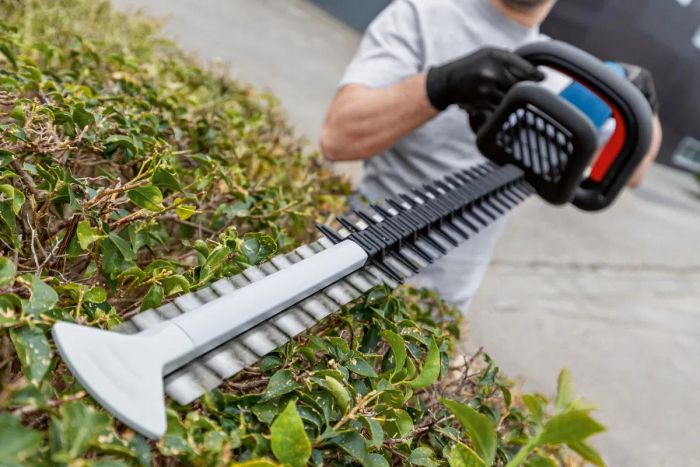 Кущоріз акумуляторний Bosch GHE 18V-60 18В 60мм крок різу 23мм 2.3кг без АКБ та ЗП