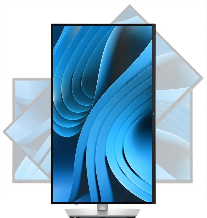 Монітор DELL 27" P2725QE HDMI, DP, USB-C, RJ-45, IPS, 3840x2160, 100Hz, sRGB 99%, Pivot