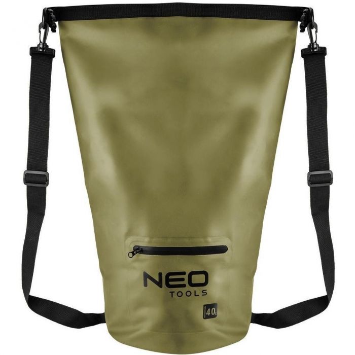 Рюкзак сумка Neo Tools, PVC 500D, 40л, водонепроникна, зелана