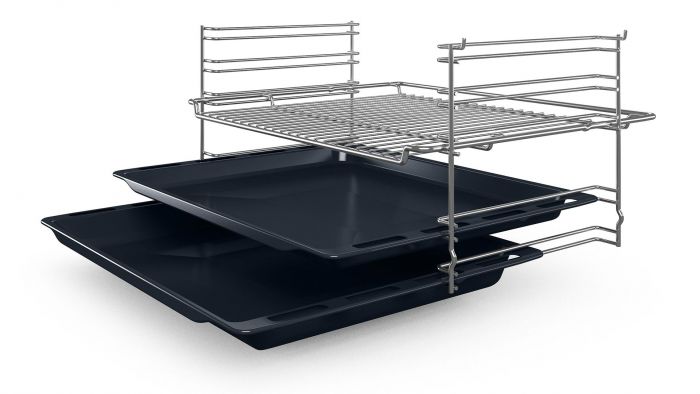 Духова шафа Bosch електрична, 66л, A, дисплей, конвекція, чорний