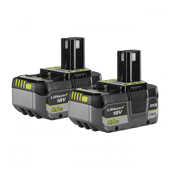 Набір акумуляторів Ryobi ONE+ RB1850X2 Lithium+ 18В 2х5А·год