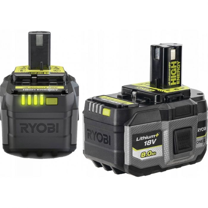 Акумулятор Ryobi ONE+ RB1880T High Energy Lithium+ 18В 8А·год 1.3кг