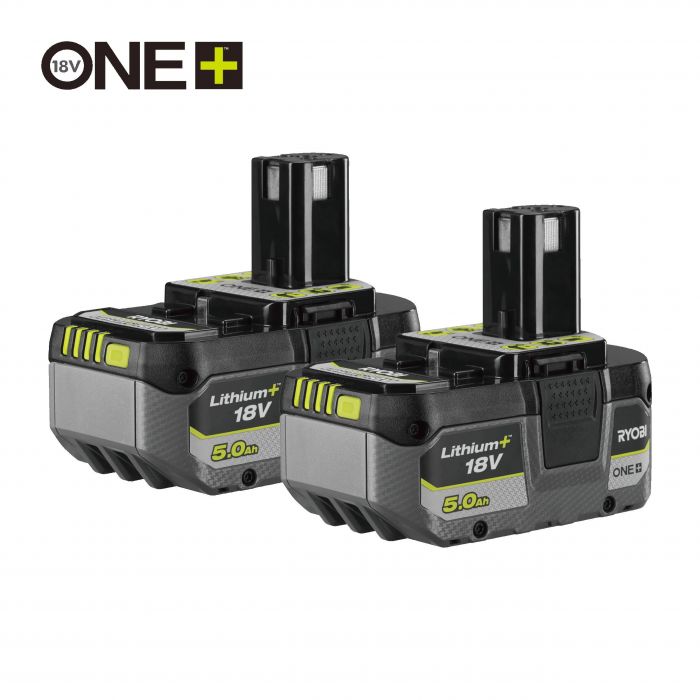 Набір акумуляторів Ryobi ONE+ RB1850X2 Lithium+ 18В 2х5А·год