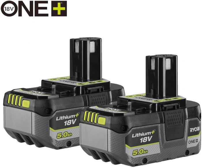 Набір акумуляторів Ryobi ONE+ RB1850X2 Lithium+ 18В 2х5А·год