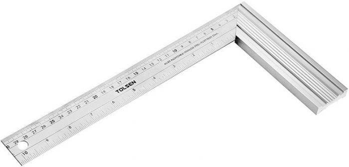 Кутник будівельний Tolsen, алюміній, 300x36x1мм