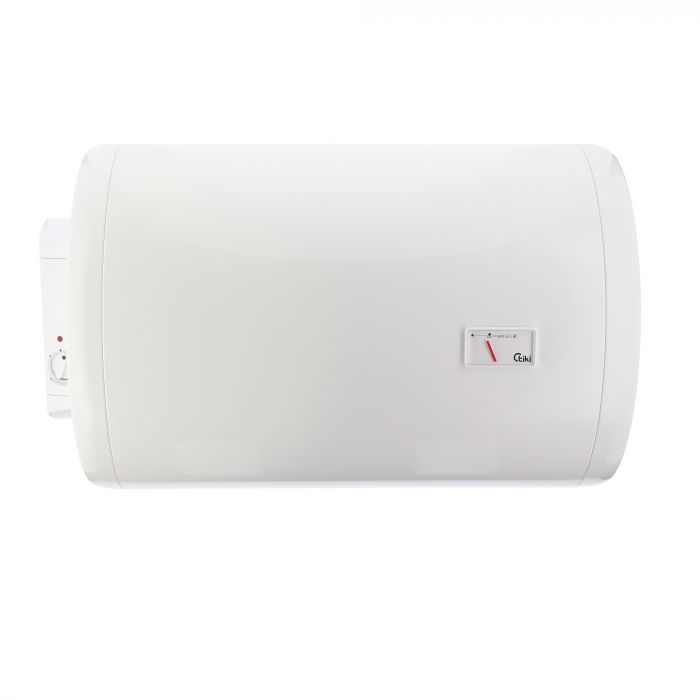 Водонагрівач електр. TIKI круглий GBH, 100л, 2кВт, сухий тен, горизонтальний монтаж, мех. кер-ння, D, білий, 700180