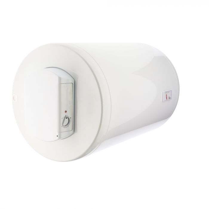 Водонагрівач електр. TIKI круглий GBH, 100л, 2кВт, сухий тен, горизонтальний монтаж, мех. кер-ння, D, білий, 700180