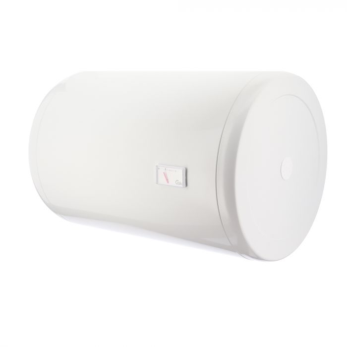 Водонагрівач електр. TIKI круглий GBH, 100л, 2кВт, сухий тен, горизонтальний монтаж, мех. кер-ння, D, білий, 700180