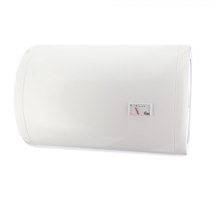 Водонагрівач електр. TIKI круглий GBH, 100л, 2кВт, сухий тен, горизонтальний монтаж, мех. кер-ння, D, білий, 700180