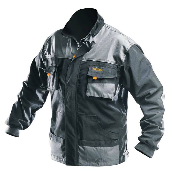 Куртка робоча Tolsen, посилена, XXL(56), сірий