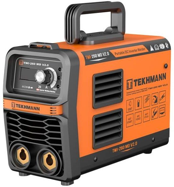 Зварювальний апарат інверторний Tekhmann TWI-260 MD v2.0 140А 5.8кВа 170-270В 4кг