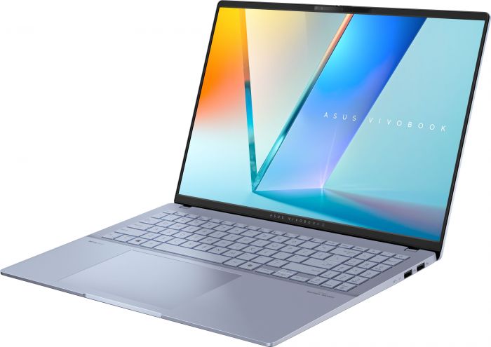 Ноутбук ASUS Vivobook S 16 S5606CA-RI142W 16" 3K OLED, Intel Ultra 7 255H, 32GB, F1TB, UMA, Win11, Блакитний