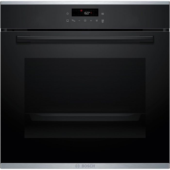 Духова шафа Bosch електрична, 71л, A+, дисплей, конвекція, піроліз, телескопічні направляючі, чорний