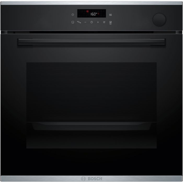 Духова шафа Bosch електрична, 71л, A+, дисплей, конвекція, пара, телескопічні направляючі, чорний