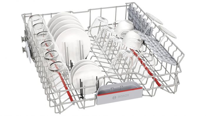 Посудомийна машина Bosch, 12компл., A+, 60см, дисплей, 3й кошик, чорний