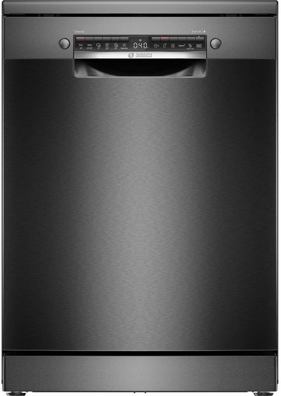 Посудомийна машина Bosch, 12компл., A+, 60см, дисплей, 3й кошик, чорний