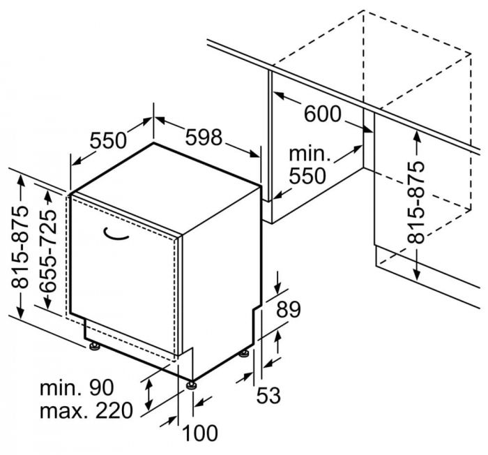 Посудомийна машина Siemens вбудована, 14компл., A+++, 60см, дисплей, 3й кошик, Zeolith, білий