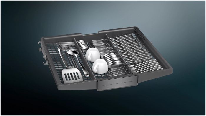 Посудомийна машина Siemens вбудована, 14компл., A+++, 60см, дисплей, 3й кошик, Zeolith, білий