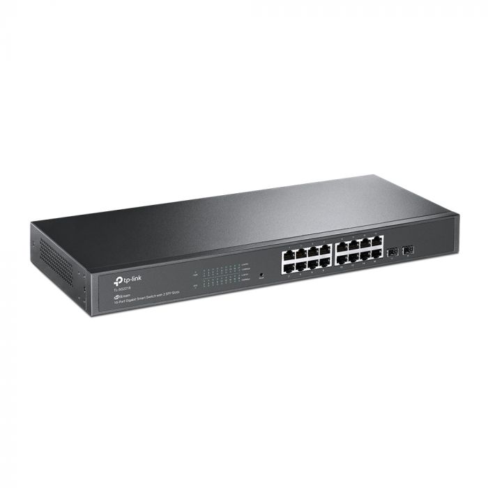 Комутатор TP-LINK TL-SG2218 16x1GE, 2xSFP, WebSmart