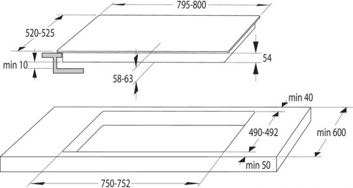 Варильна поверхня Gorenje індукційна, 80см, PowerBoost, TouchControl, поєднання конфорок, чорний