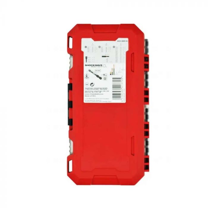 Біти Milwaukee Shockwave, набір 35шт, кейс