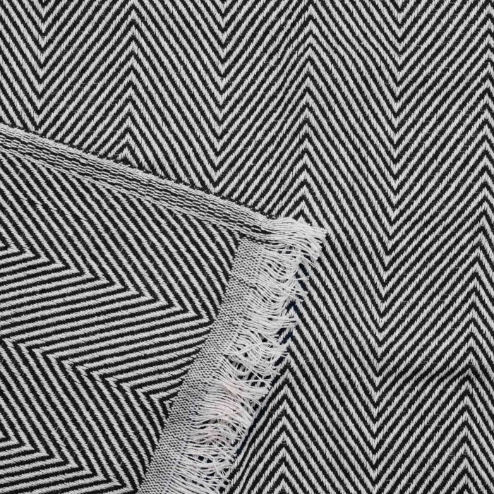 Плед Ardesto Summer 140х190см, 100% бавовна, чорний