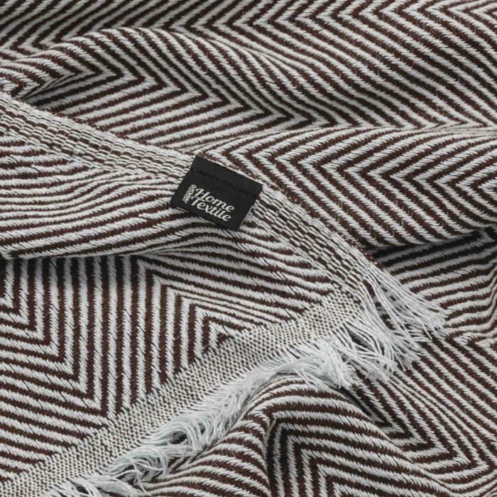 Плед Ardesto Summer 190x220см, 100% бавовна, коричневий