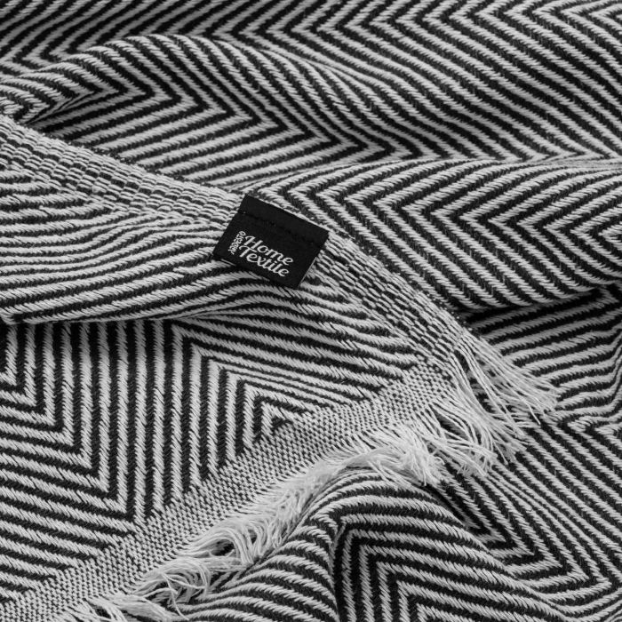 Плед Ardesto Summer 210x230см, 100% бавовна, чорний