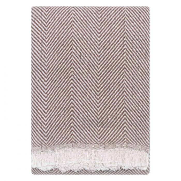 Плед Ardesto Summer 210x230см, 100% бавовна, коричневий