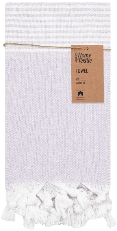 Рушник Ardesto SPA 90х170см, 100% бавовна, лавандовий