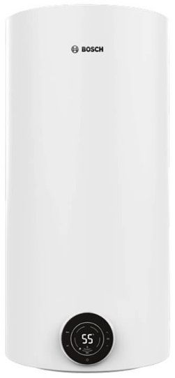 Водонагрівач електр. BOSCH круглий Tronic 4000T, 100л, 2кВт, сухий тен, вертикальний монтаж, електр. кер-ння, B, білий