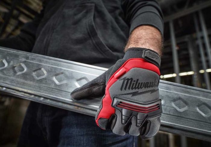 Рукавички робочі Milwaukee Impact Demolition, поліестер/спандекс/нітрил, р.9/XL, чорні