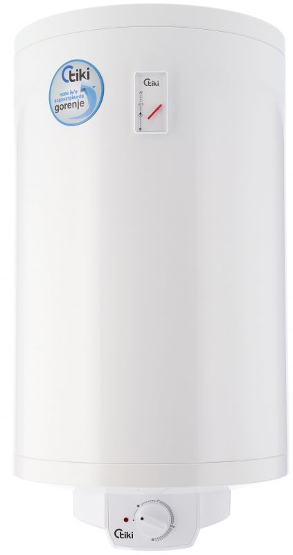Водонагрівач електр. Tiki круглий GBF, 80л, 2кВт, сухий тен, мех. кер-ння, C, білий, 700097