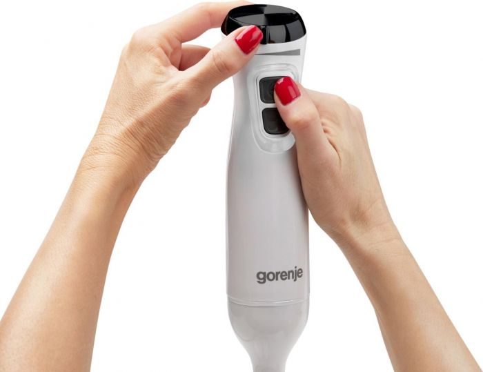 Блендер Gorenje заглибний 600Вт, чаша-600мл, білий