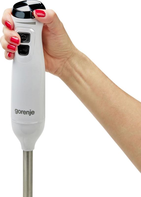 Блендер Gorenje заглибний 600Вт, чаша-600мл, білий