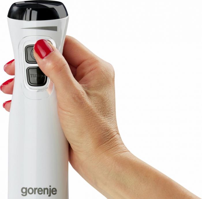 Блендер Gorenje заглибний 600Вт, чаша-600мл, білий