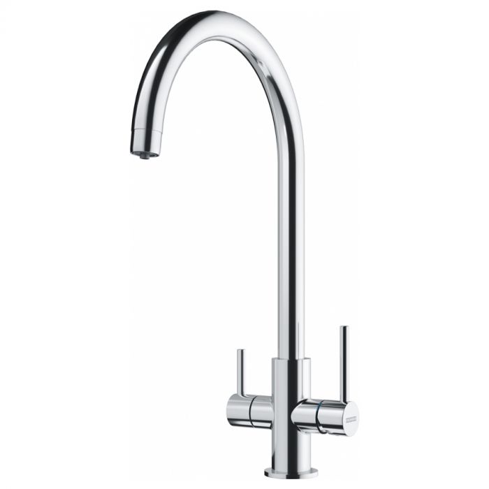 Змішувач для кухні Franke Lina Clear Water, довж.виливу - 272 мм, поворотний, 1+1 фільтр, хром