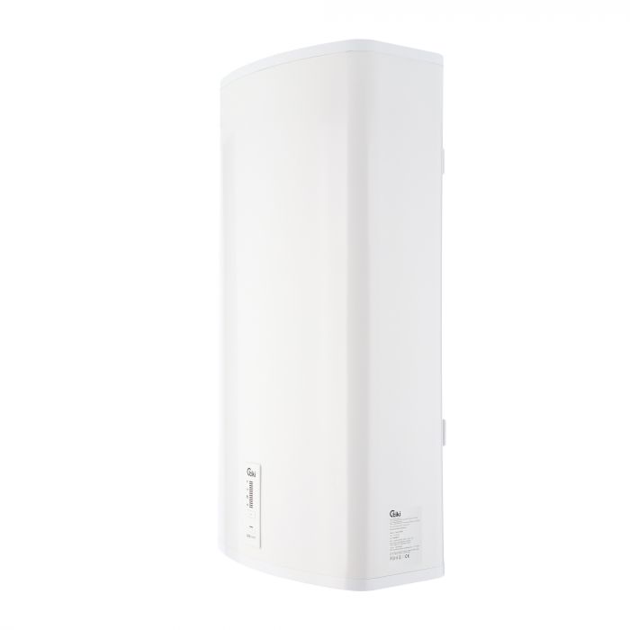 Водонагрівач електр. TIKI плаский FTG, 50л, 2кВт, ун. монтаж, електр. кер-ння, B, білий, 700152