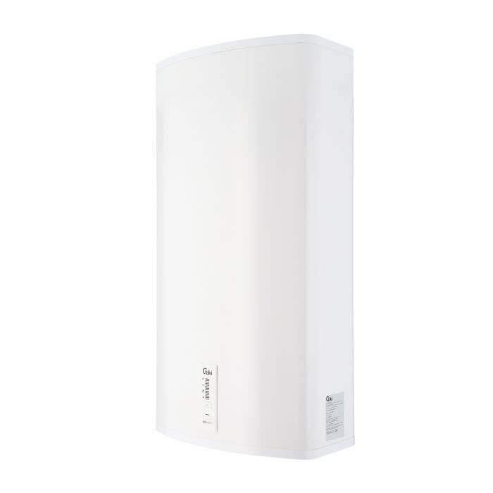 Водонагрівач електр. TIKI плаский FTG, 50л, 2кВт, ун. монтаж, електр. кер-ння, B, білий, 700152